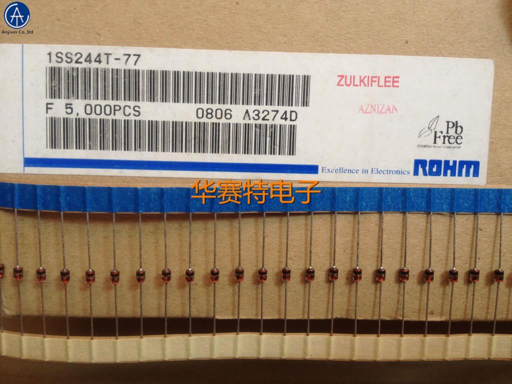 50pcs 100% ű 1SS244T-77 1SS244 ISS244 DO-34